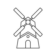 windmill icon illustration