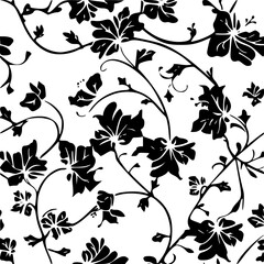 Summer floral seamless pattern, Garden Floral seamless pattern, Seamless Repeat Pattern, Boho floral seamless, flower paper, digital paper pack, digital backgrounds, digital scrapbook, floral pattern,