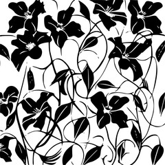 Summer floral seamless pattern, Garden Floral seamless pattern, Seamless Repeat Pattern, Boho floral seamless, flower paper, digital paper pack, digital backgrounds, digital scrapbook, floral pattern,