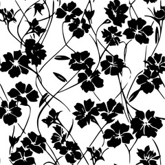 Summer floral seamless pattern, Garden Floral seamless pattern, Seamless Repeat Pattern, Boho floral seamless, flower paper, digital paper pack, digital backgrounds, digital scrapbook, floral pattern,