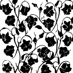 Summer floral seamless pattern, Garden Floral seamless pattern, Seamless Repeat Pattern, Boho floral seamless, flower paper, digital paper pack, digital backgrounds, digital scrapbook, floral pattern,