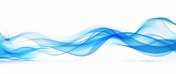 Abstract blue silk background