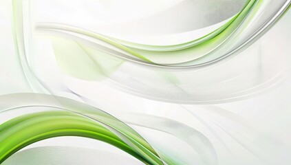 Obraz premium abstract green wave background