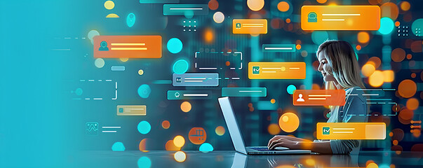 Responsive and Engaging Online Customer Service Chat Interface for Modern E Commerce Business