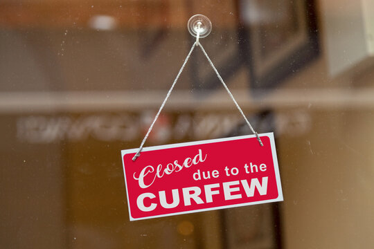Closed due to the curfew
