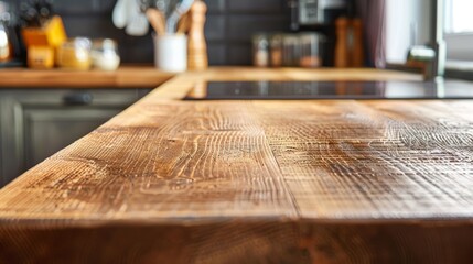 closeup of counter wood texture generative ai