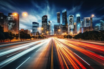 Fototapeta premium city at night