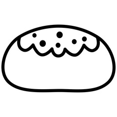 Baked Potato Outline