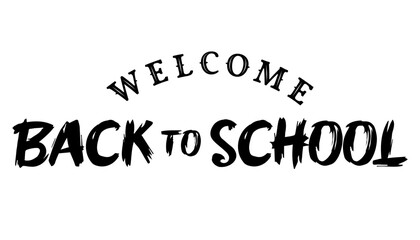 Back to school lettering typography t shirt vector illustration.