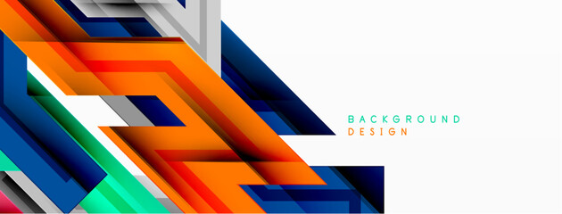 Dynamic lines geometric background. Vector Illustration For Wallpaper, Banner, Background, Card, Book Illustration, landing page