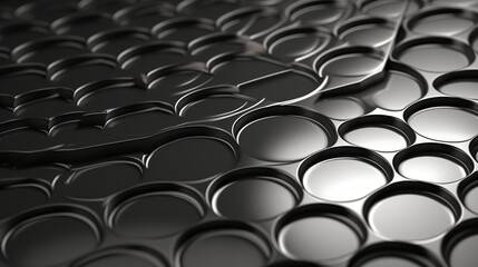 Fototapeta premium Circular metal texture. Stainless, steel, chrome, aluminum textures.