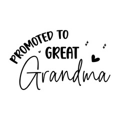 Promoted to Great Grandma Svg  Grandma Est 2024 Svg, Coming Soon Svg - Cricut & Silhouette File