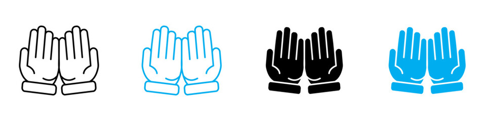 Pray Icon Perfect for Religious and Spiritual Themes