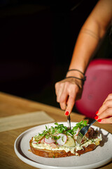 A delightful collection showcasing desserts, Asian cuisine, breakfast and brunch dishes, and coffee. Enjoy the visual feast of gourmet sweets, exotic Asian flavors, hearty breakfast plates, and artisa