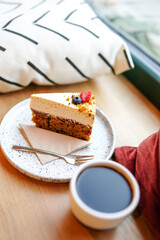 A delightful collection showcasing desserts, Asian cuisine, breakfast and brunch dishes, and coffee. Enjoy the visual feast of gourmet sweets, exotic Asian flavors, hearty breakfast plates, and artisa