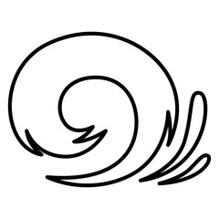 Wave water icon transparent background