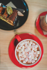 A delightful collection featuring coffee, cakes, and drinks. Enjoy the visual feast of gourmet desserts, elegant cakes, artisanal beverages, and exquisite coffee presentations perfect for any occasion