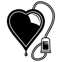 Blood donation icon vector illustration