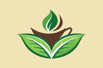 tea logo vector illustration