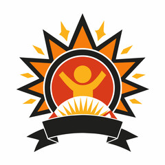 Winner logo icon vector illustration