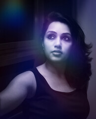 fashion model in saree and other dresses