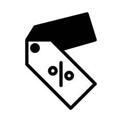 sales icon or logo illustration outline  black filled style