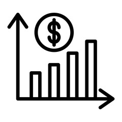 Economy Vector Line Icon