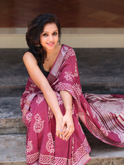 fashion model in saree and other dresses