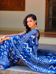 fashion model in saree and other dresses