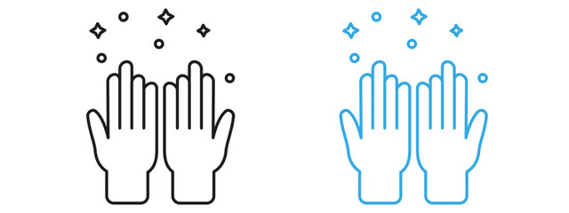 Praying Hands Icon Perfect for Religious and Spiritual Themes