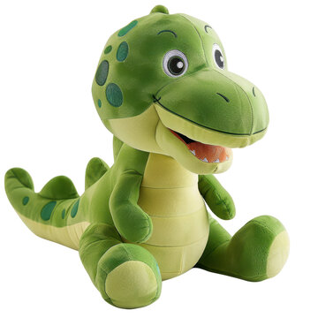 recommend clip art: Dinosaur Plush Toy Isolated on White Background, PNG Die-Cut, Clipart of a Cute Dinosaur Stuffed Animal Toy Character for Kids and Collectors