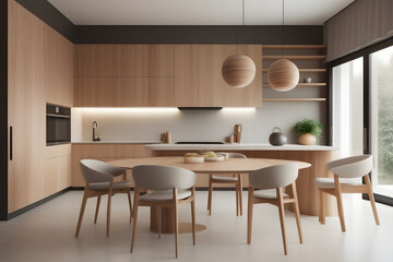 Interior design of modern living room