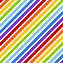 Bright colors of the rainbow. Seamless digital paper texture for scrapbooking. Abstract geometric striped background.