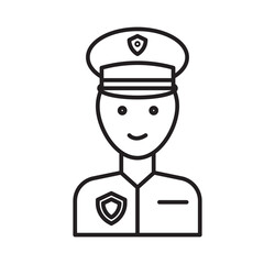 Law Enforcement Icon Perfect for Police and Security Themes