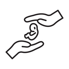 New Mother Care Icon Ideal for Postnatal and Maternity Healthcare