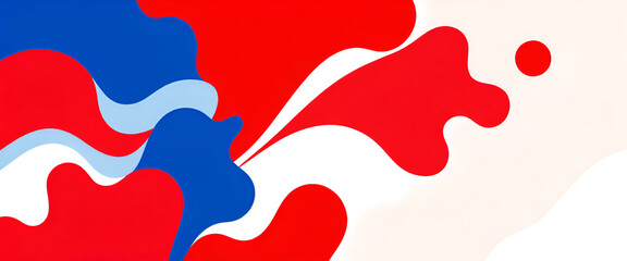 illustrazione con elementi geometrici a tema astratto contemporaneo