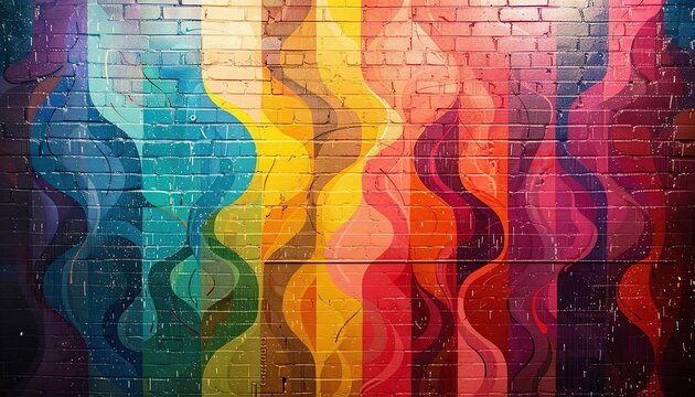 LGBTQ Pride Month celebration with pridethemed art installations, murals, and creative displays