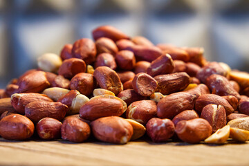 Peanut Texture Detail. Detailed texture of peanuts, apt for diet plans or grocery store promotions.