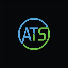 ATS logo design vector template