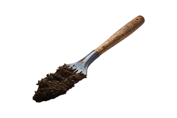 Garden Hoe isolated on transparent background.