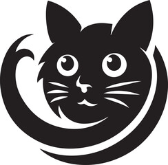 Cat head Illustration 