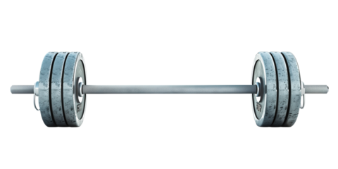 Heavy Barbell with Weight Plates