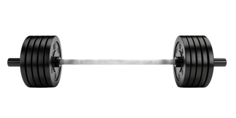 Heavy Barbell with Weight Plates