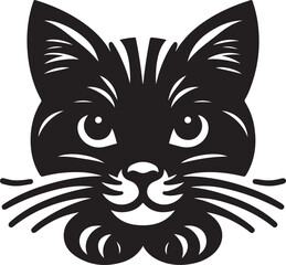 Cat head Illustration 