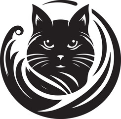 Cat head Illustration 