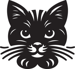 Cat head Illustration 
