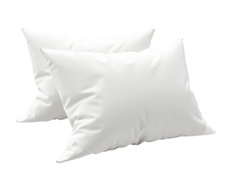 Pair of Fluffy White Pillows