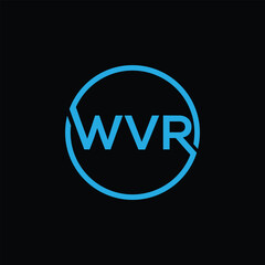 WVR Logo Design vector Template