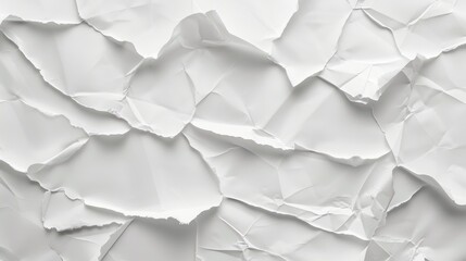 Fototapeta premium White paper texture or background seen from above laid flat