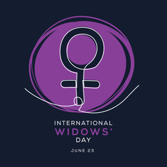 International Widows’ Day, held on 23 June.